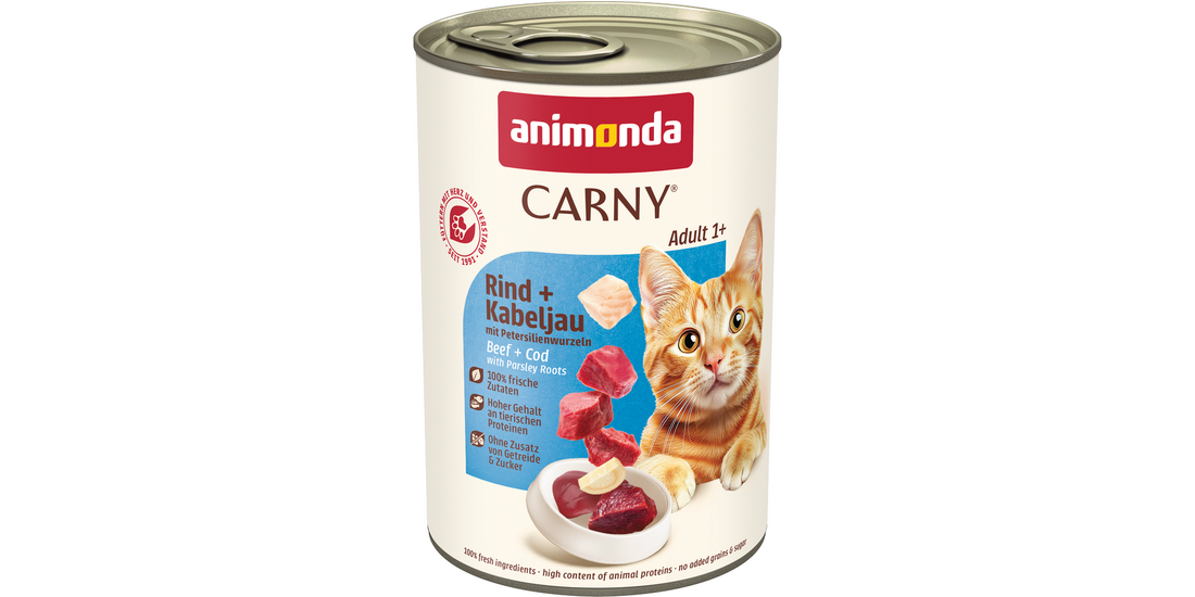 animonda Carny Adult 12 x 400 g – Manzo Merluzzo…