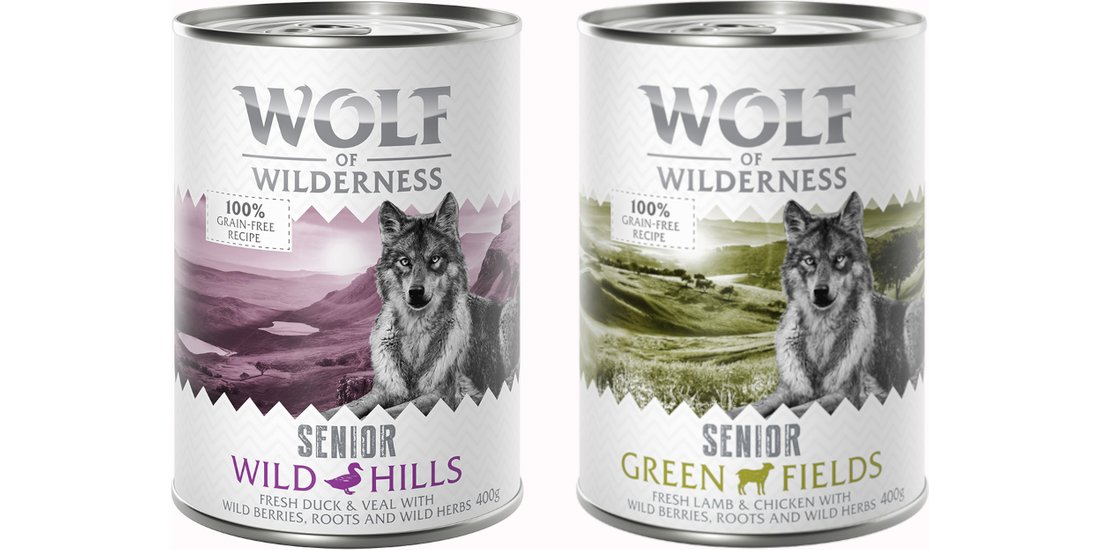 Wolf of Wilderness Senior 12 x 400 g umido per…