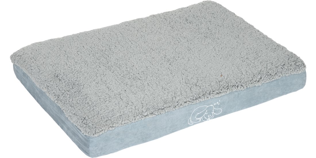 Letto Memory rettangolare – grigio – L 121 x …