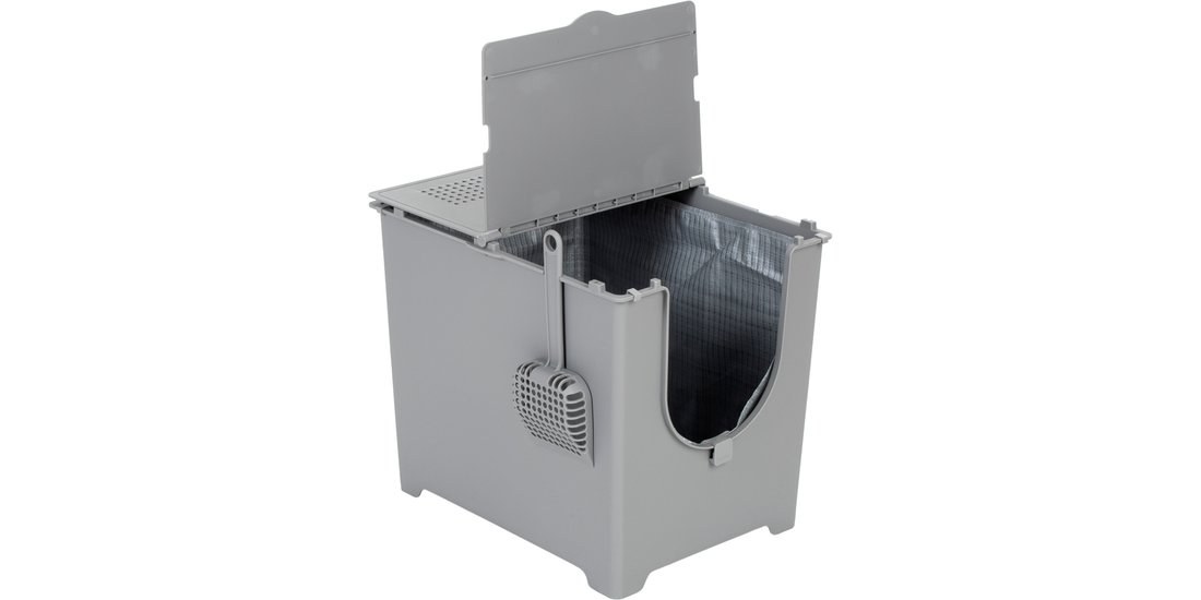 Toilette per gatti Modkat Flip – grigio