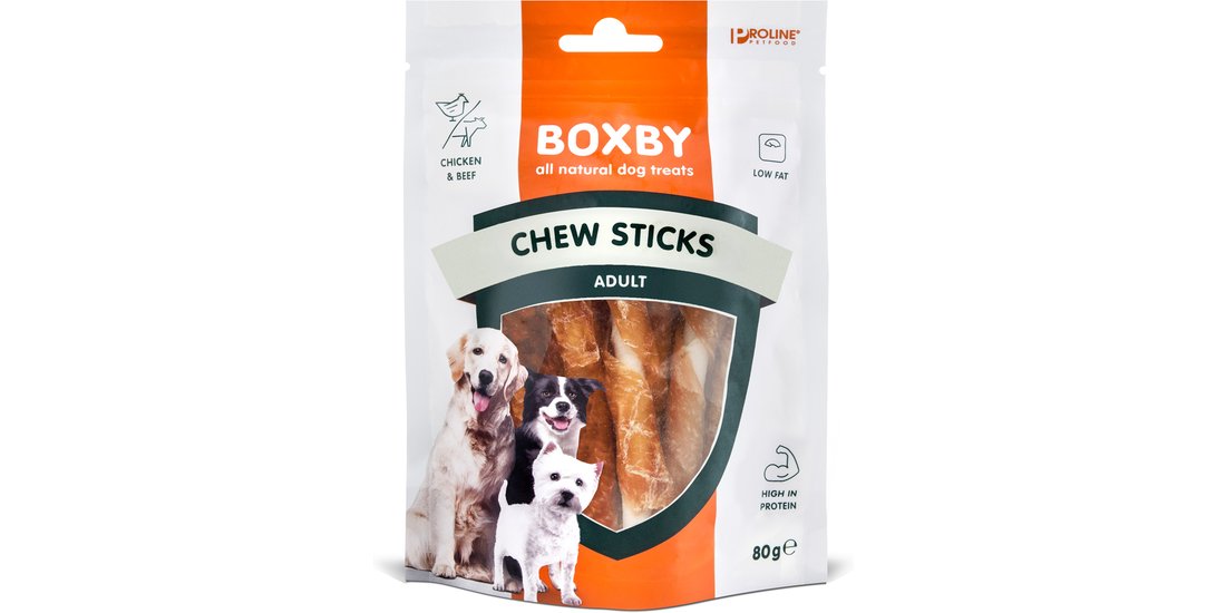 Boxby Adult Chew Stick con Pollo Snack per cani…
