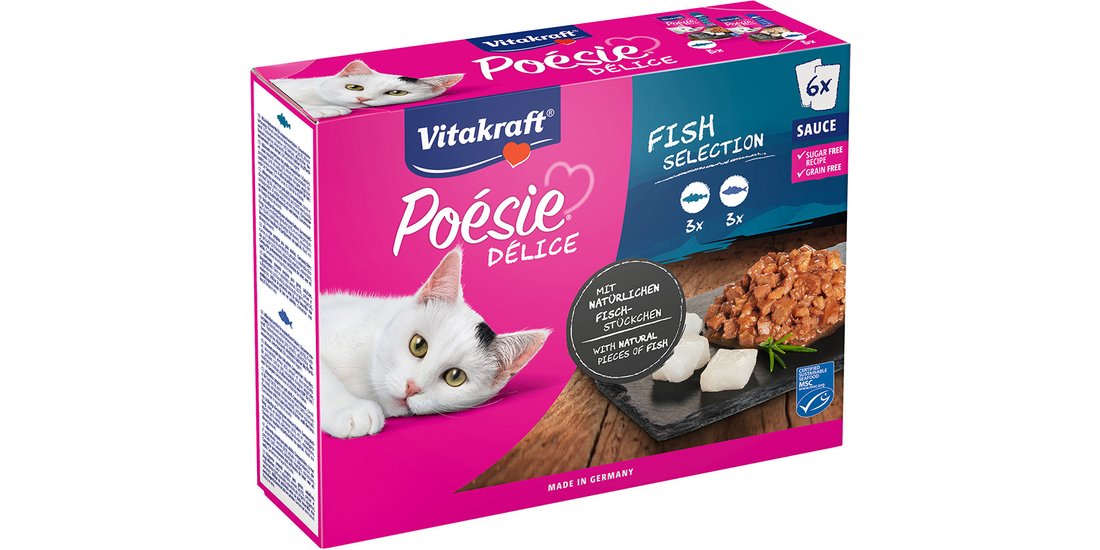 Vitakraft Poésie Delice in buste 6 x 85 g Pacco…