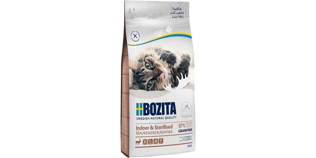 Bozita Indoor & Sterilised Renna Senza Cereali…