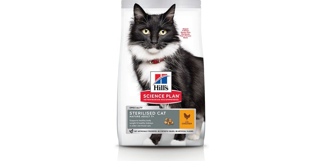 Hill’s Science Plan Sterilised Cat Mature Adult…