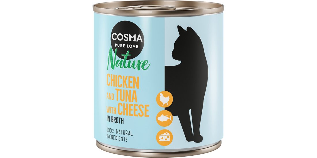 Cosma Nature 24 x 280 g Alimento umido per gatti…