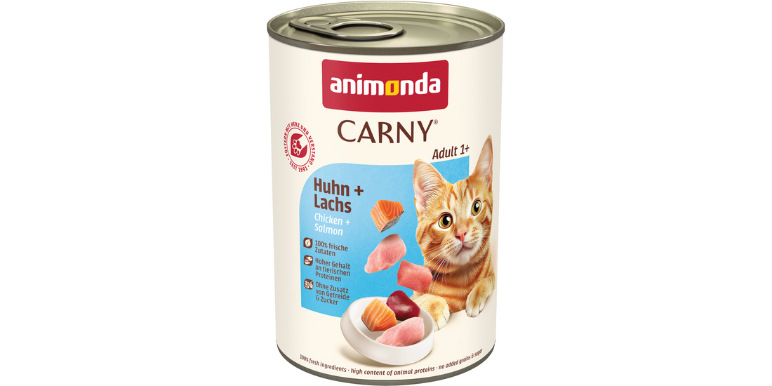 animonda Carny Adult 6 x 400 g – Pollo & Salmone…