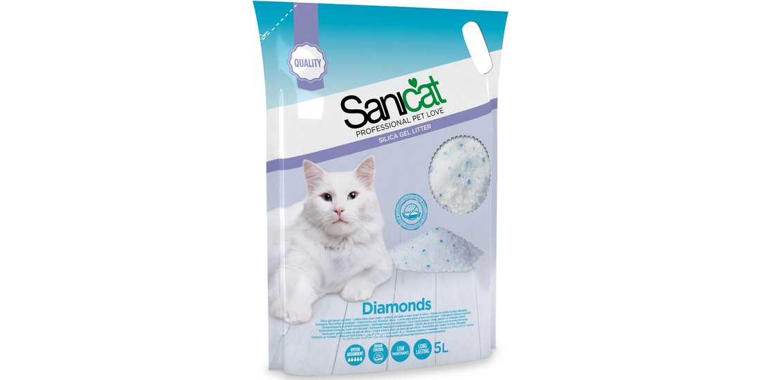 Lettiera Sanicat Diamonds – Set %: 3 x 5 L (ca…