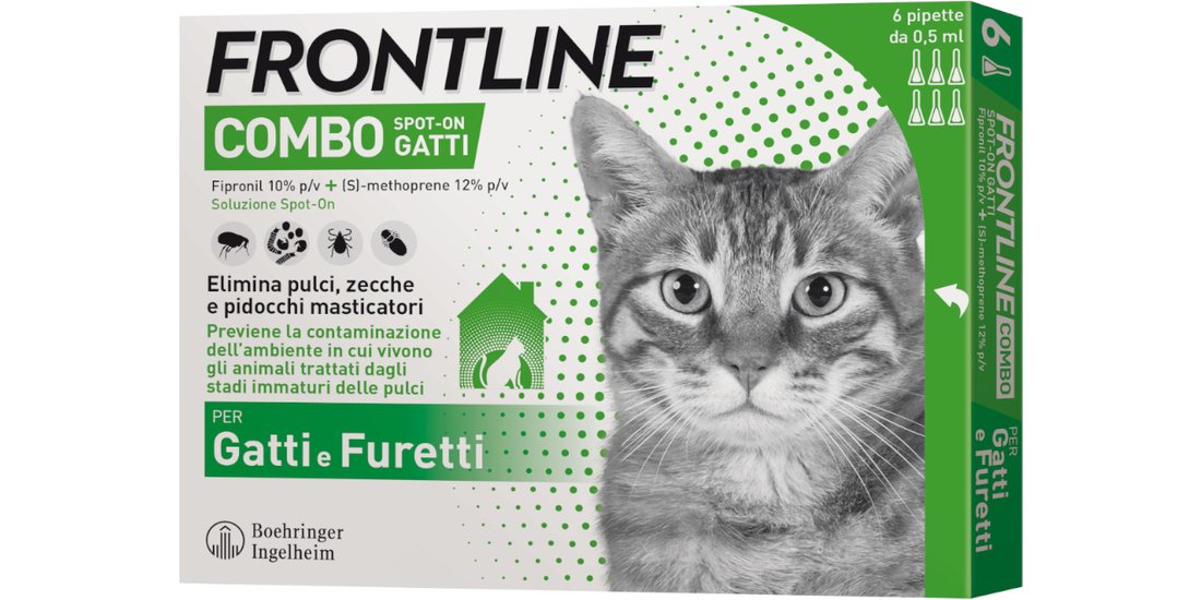 Frontline Combo per Gatti e Furetti soluzione…