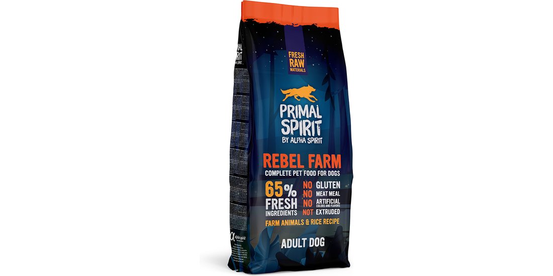 Alimento per cani Primal Spirit 65% Rebel Farm…