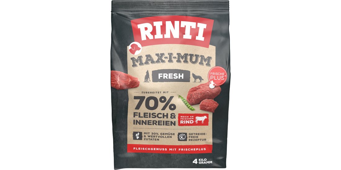 RINTI Max-i-mum Manzo Crocchette cane – 4 kg