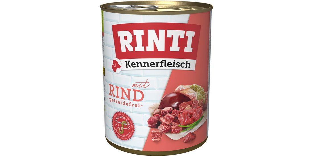 RINTI Kennerfleisch 800 g Alimento umido per …