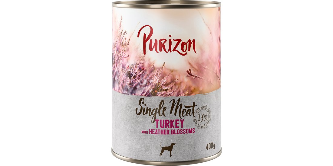 Purizon Single Meat 12 x 400 g – Tacchino con…