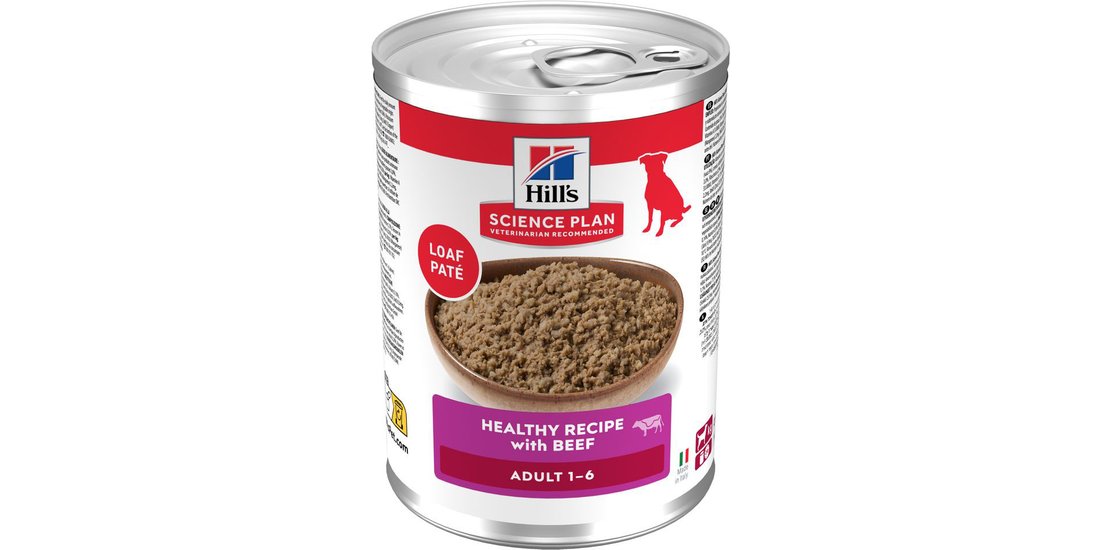 Hill’s Science Plan Adult 1-6 – 6 x 370 g Manzo…