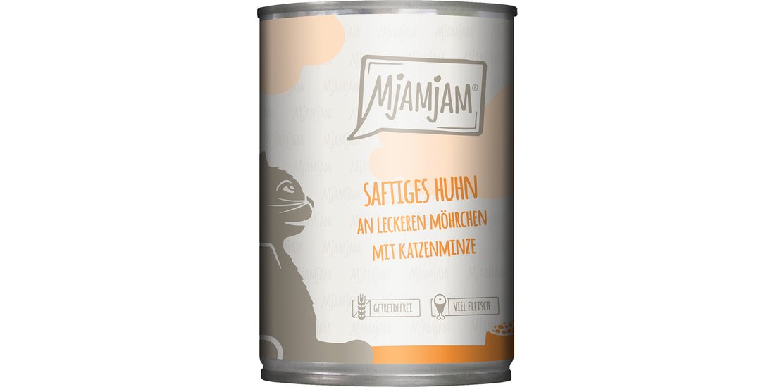 MjAMjAM 24 x 400 g umido gatto – Pollo & Carotine…