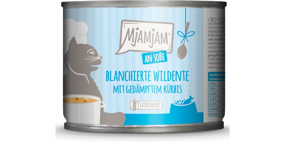 MjAMjAM in Salsa 6 x 185 g umido gatto – Anatra…