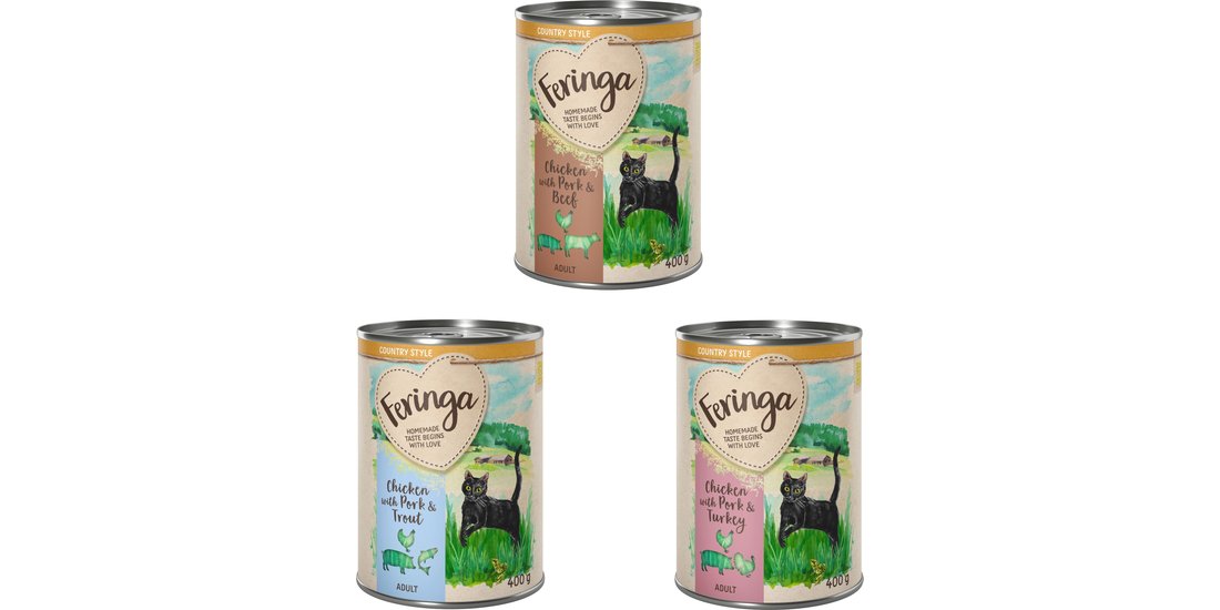 Feringa Country Style Menù 24 x 400 g – Mix 1…
