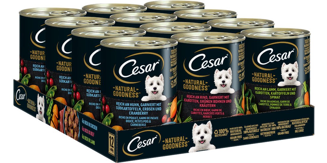 Cesar Natural Goodness 12 x 400 g Alimento umido…