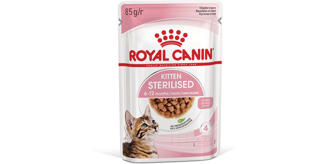 Royal Canin Kitten Sterilised in Salsa – 12 x…