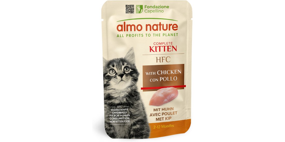 Almo Nature HFC Kitten con Pollo 24 x 55 g Alimento…