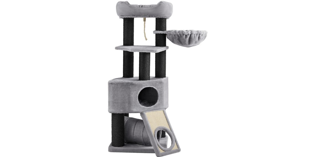 Feandrea Tiragraffi per gatti 141 cm – grigio…