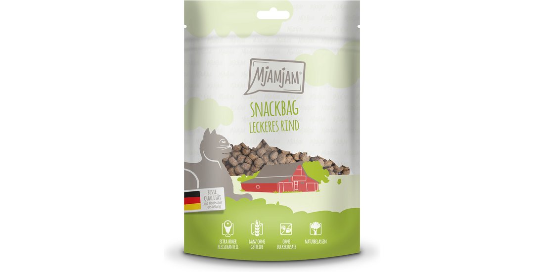 MjAMjAM Snack-bag – 125 g Manzo Pregiato