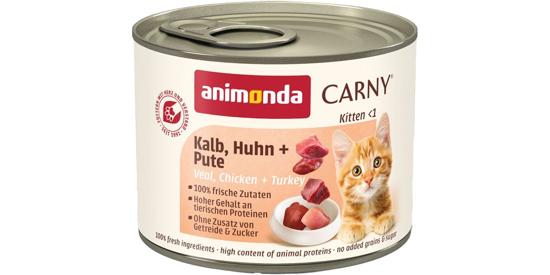animonda Carny Kitten 24 x 200 g – Vitello Pollo…