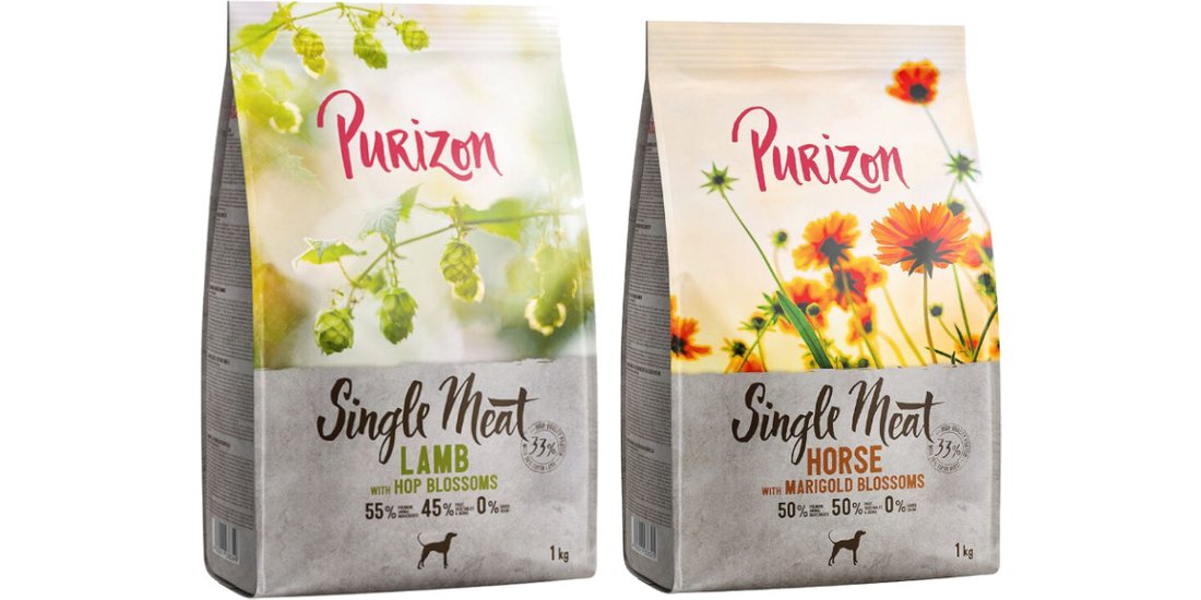 Set prova! 2 x 1 kg Purizon – Single Meat: Cavallo…