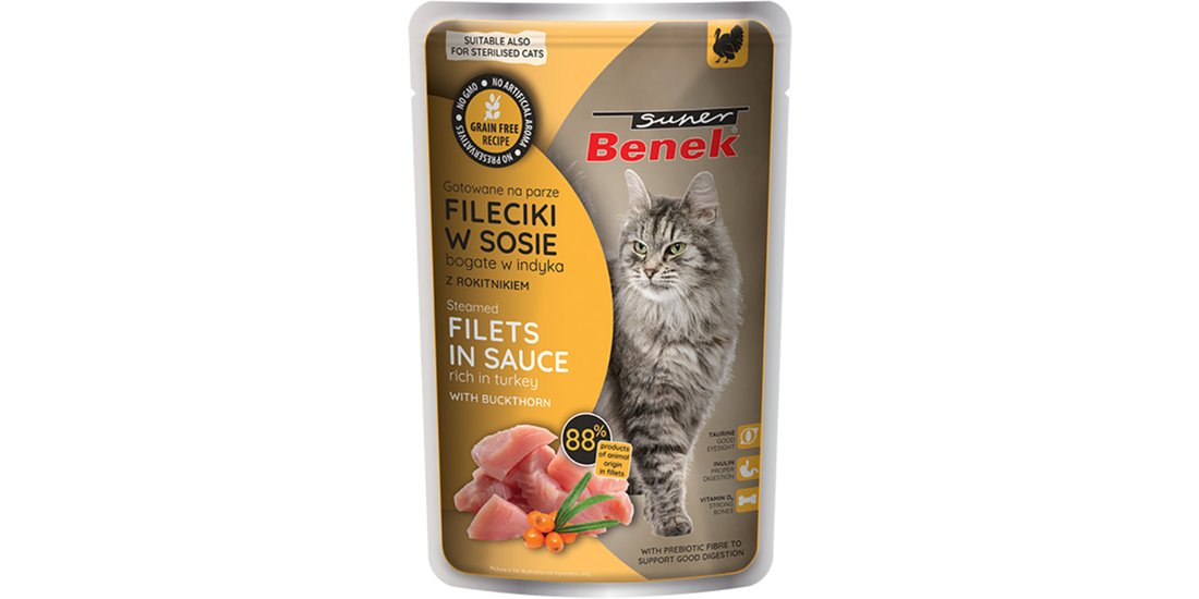 Super Benek Senza cereali Filetti al vapore in…