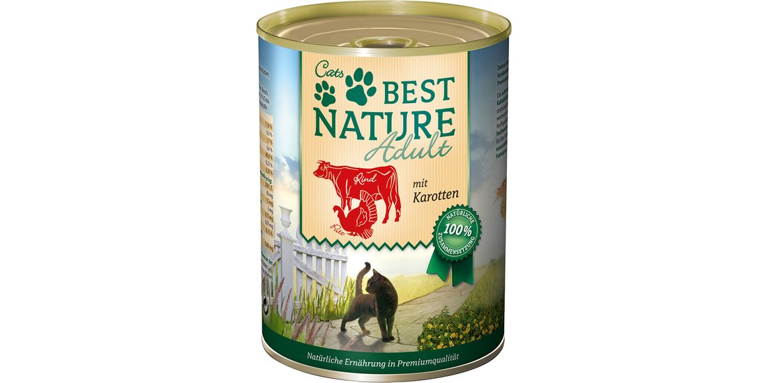Best Nature Cat Adult 6 x 400 g Umido per gatto…