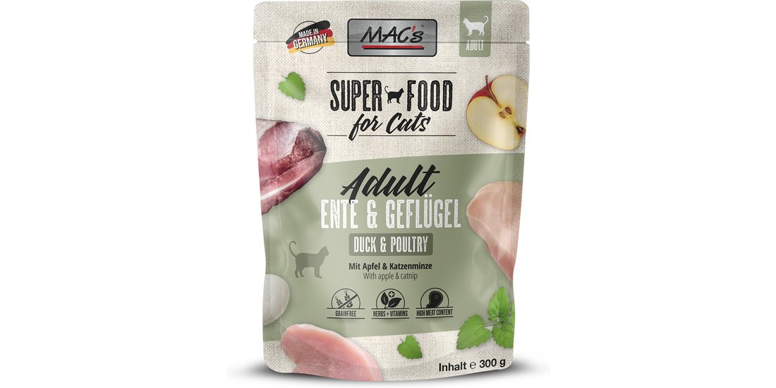 MAC´s Superfood Adult 24 x 300 g in buste Umido…