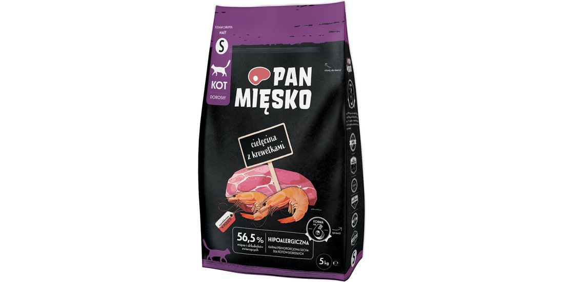 Pan Mięsko Cat Small Vitello con Gamberetti – …