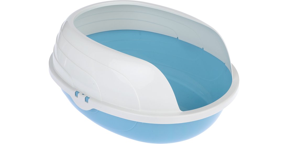 Toilette aperta TIAKI Cobby – bianco / blu