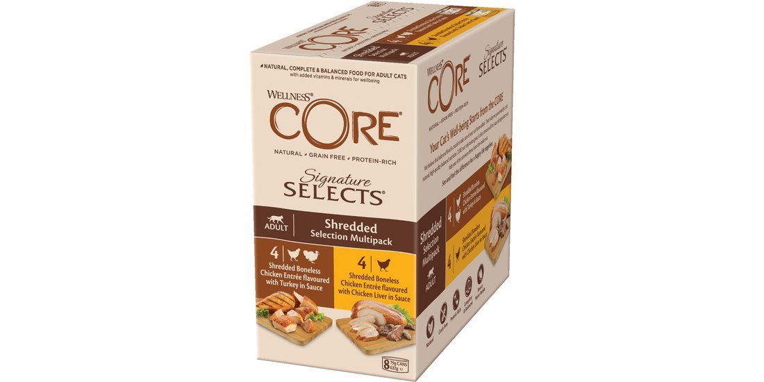 Wellness Core Cat Signature Selects 8 x 79 g – …