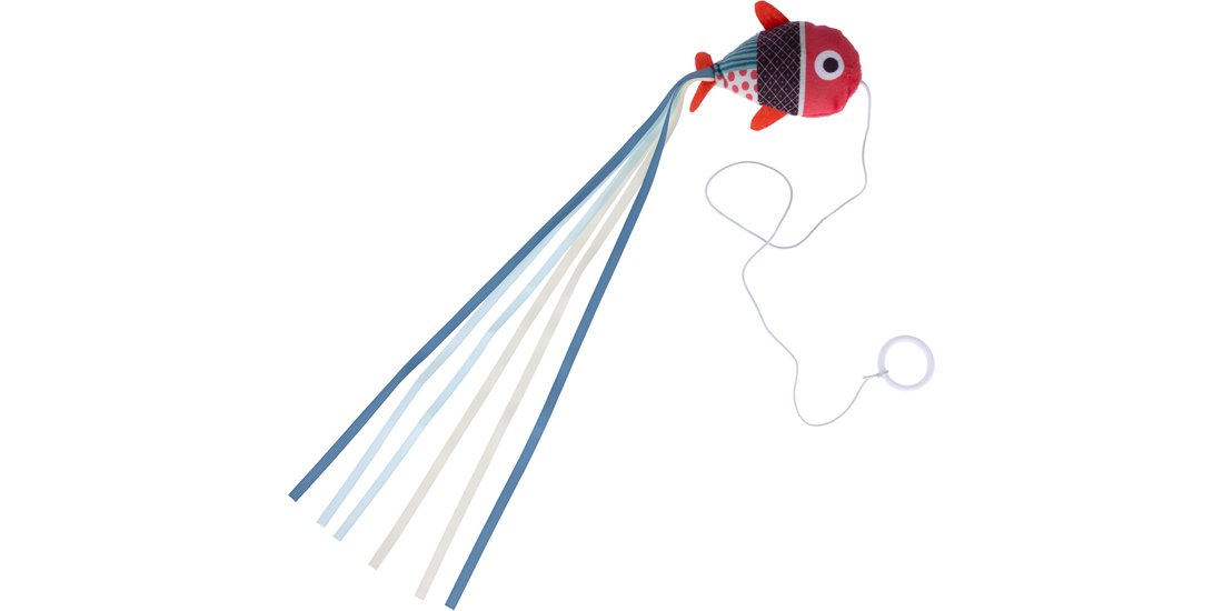 Cannetta gioco per gatti TIAKI con anello – 1…