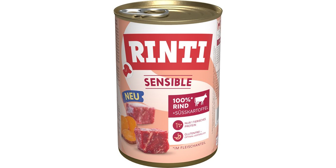RINTI Sensible 12 x 400 g umido cane – Manzo & …