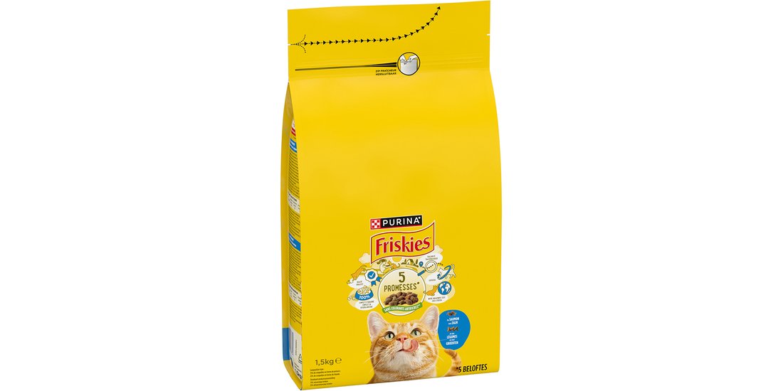 PURINA Friskies Adult con Salmone e Verdure Crocchette…