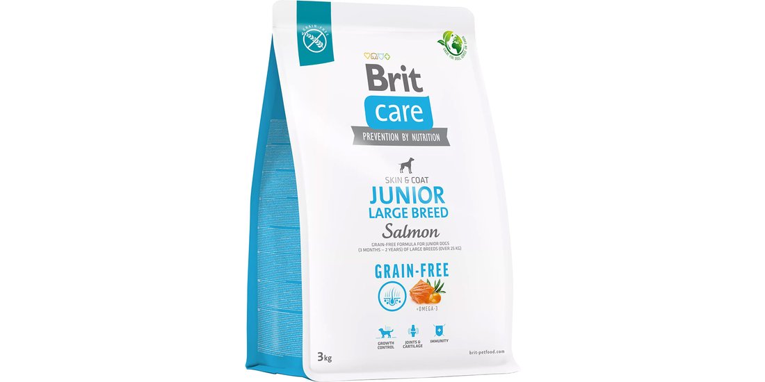 Brit Care Dog Grain-free Junior Large Breed Salmone…