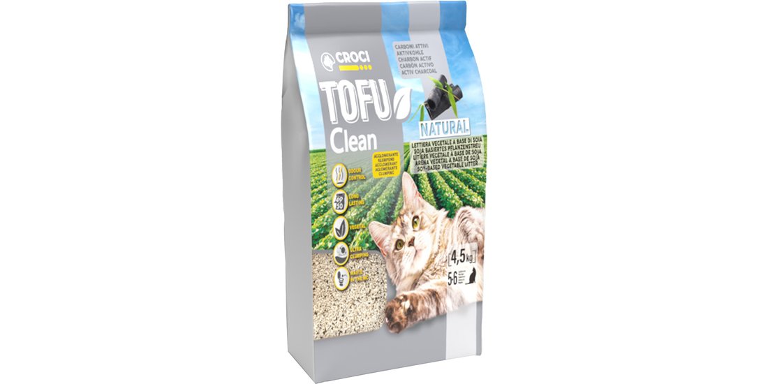 Lettiera Croci Tofu Clean Active – 45 kg