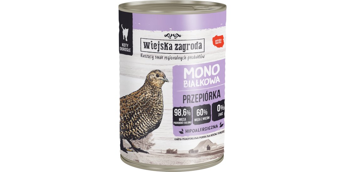Wiejska Zagroda Cat Monoprotein 12 x 400 g Cibo…