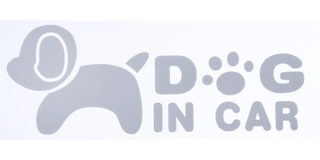 TIAKI adesivo per auto “Dog in Car” – L 20 x …