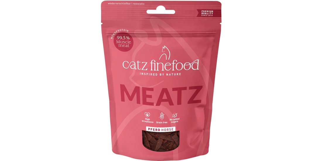 Snack catz finefood Meatz – Cavallo 45 g