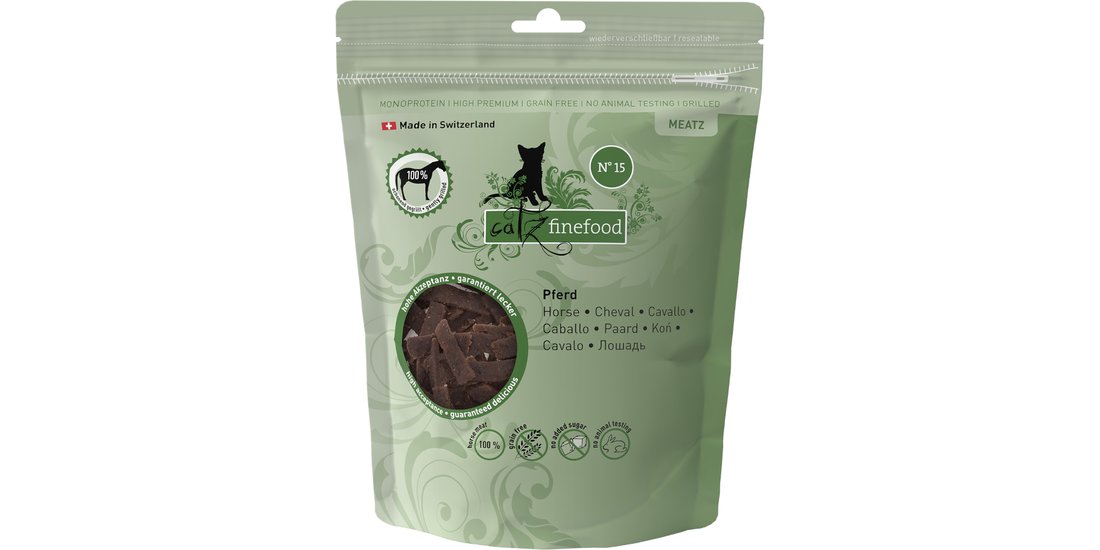 Snack catz finefood Meatz – Cavallo 45 g