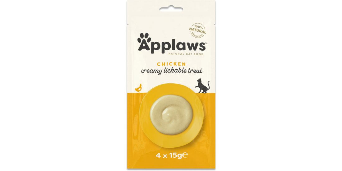 Applaws Puré Snack per gatti – 4 x 15 g Pollo…
