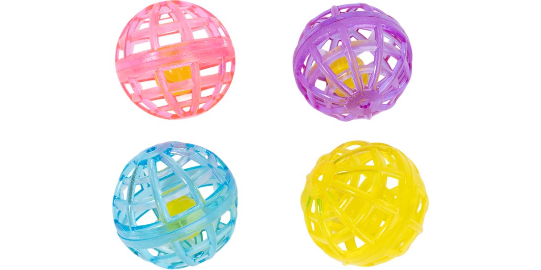 zooplus Basics Gioco per gatti Palline con campanellino…