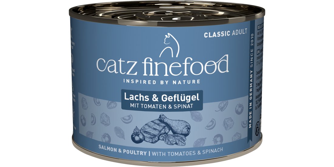 catz finefood 12 x 200 g – Salmone & Pollame