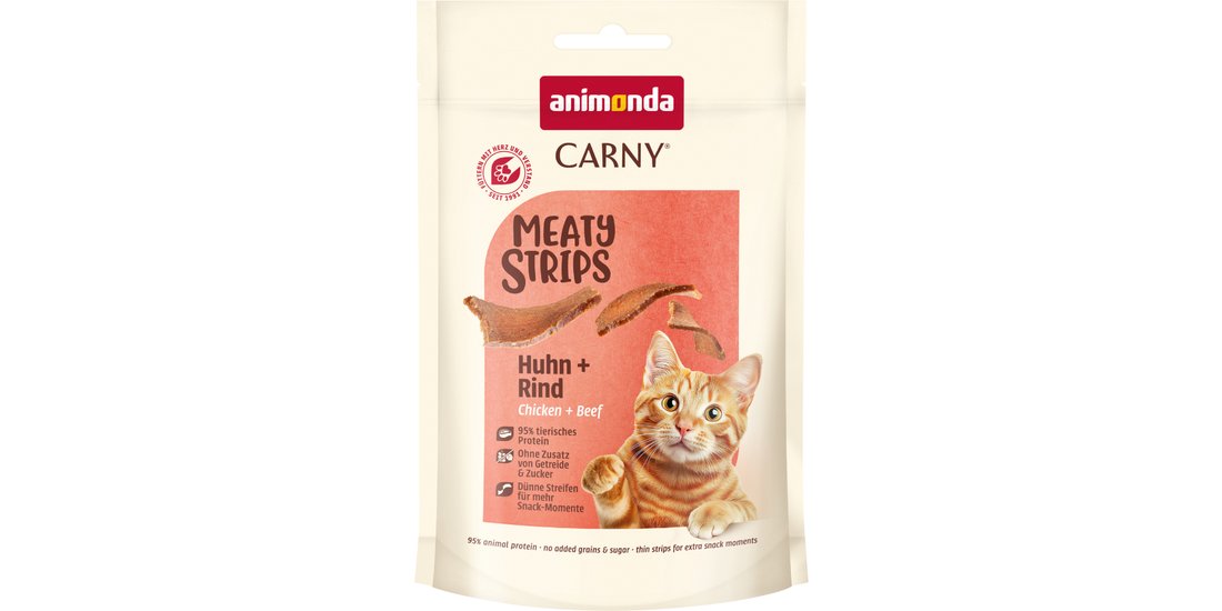 animonda Carny Adult Meaty Strips – 50 g Pollo…
