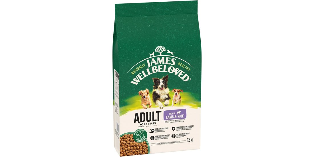 James Wellbeloved Adult Dog Hypoallergenic Agnello…