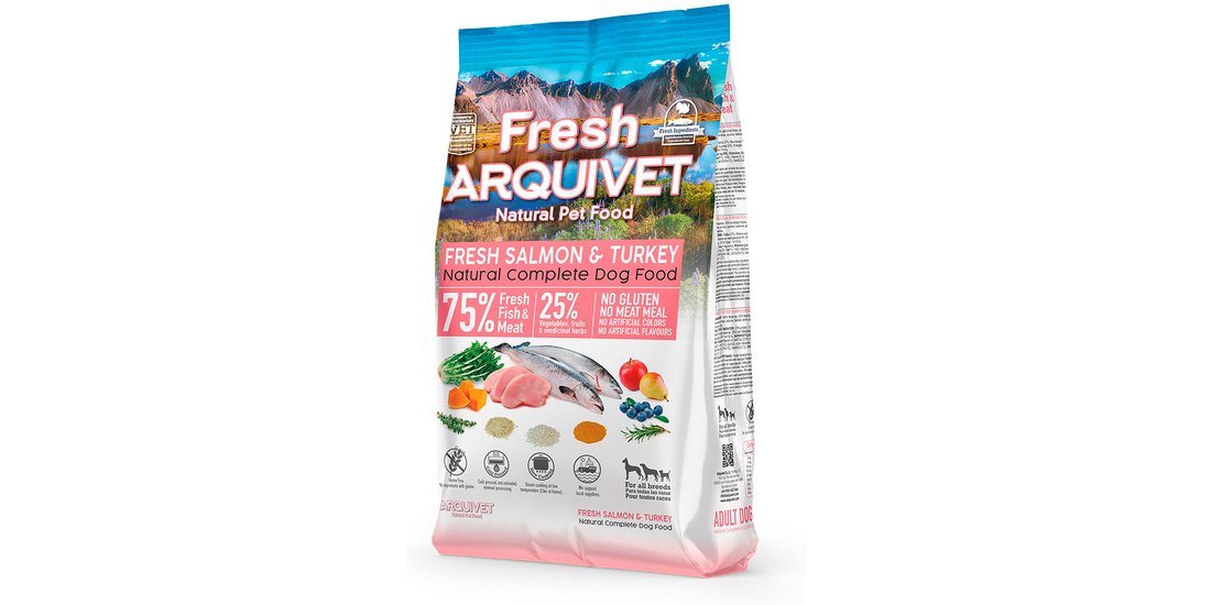 Arquivet Fresh Salmon & Turkey Crocchette cane…