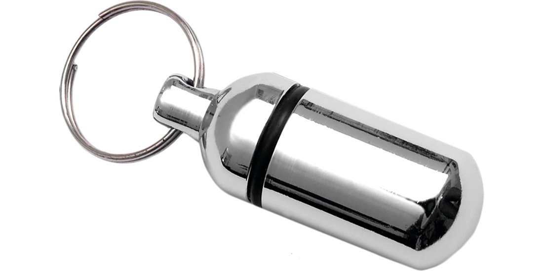 Pendente porta indirizzo cromato – 36 cm