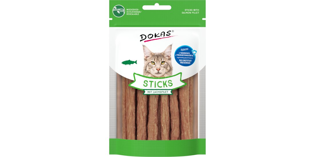 Dokas Sticks 30 g – Con Filetto di salmone